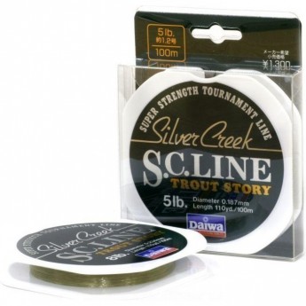 Монолеска DAIWA Silver Creek S.C. Line 10 Lb (0.267мм) - 100м