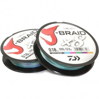 Шнур DAIWA J-Braid X8 0,42мм 300м multicolor